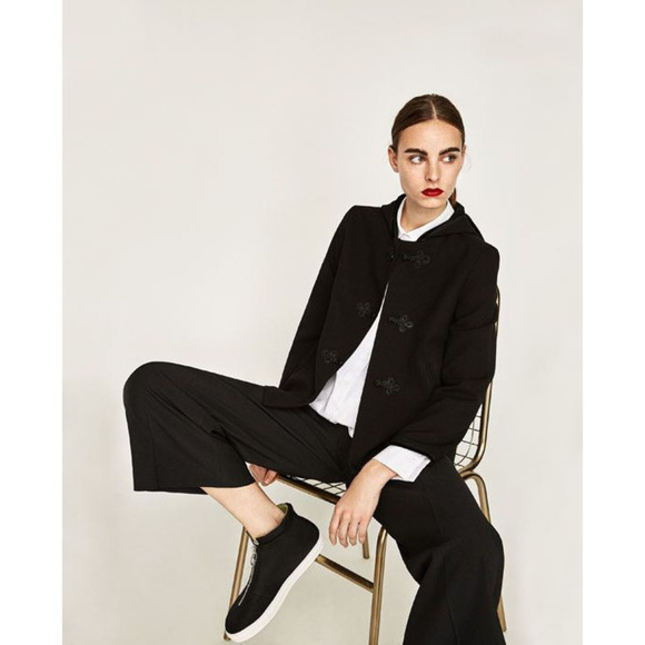 Zara Jackets & Blazers - Zara cheongsam swing jacket with hood
